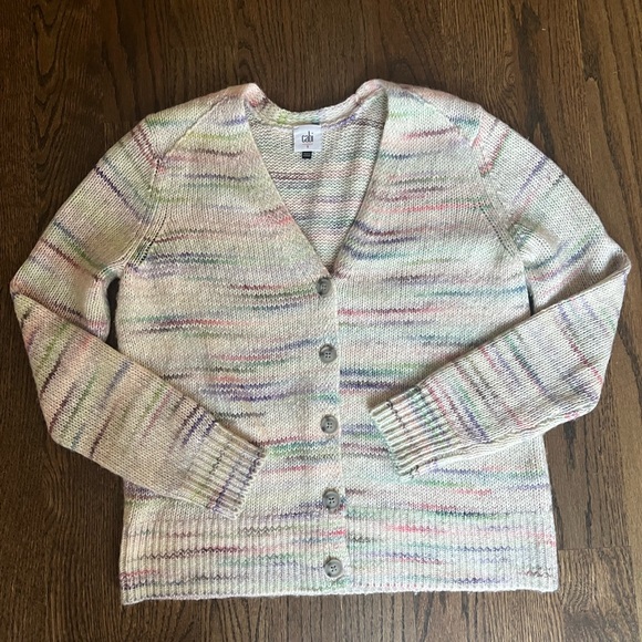 Cabi Multi-Colored Pastel Cardigan style #4277 size small excellent like new - Picture 2 of 3